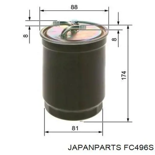 FC496S Japan Parts Filtro de gasolina