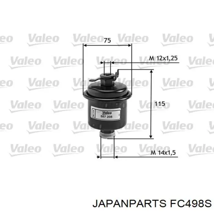 Filtro combustible Honda Civic 6 EJ9, EK3/4