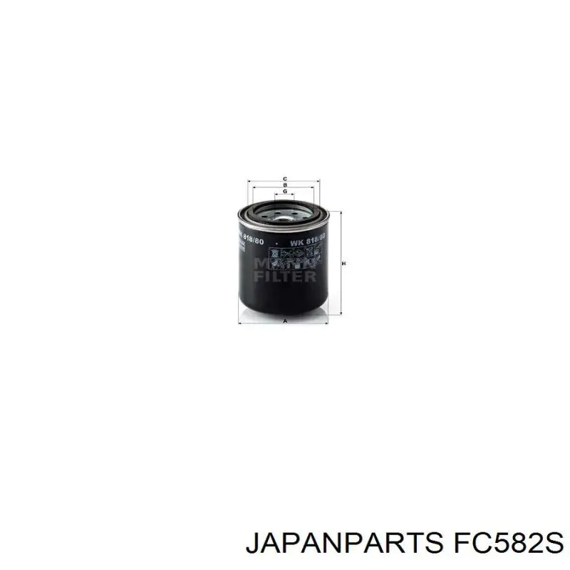 Filtro combustible Japan Parts FC582S precio, desde 14,97 EUR