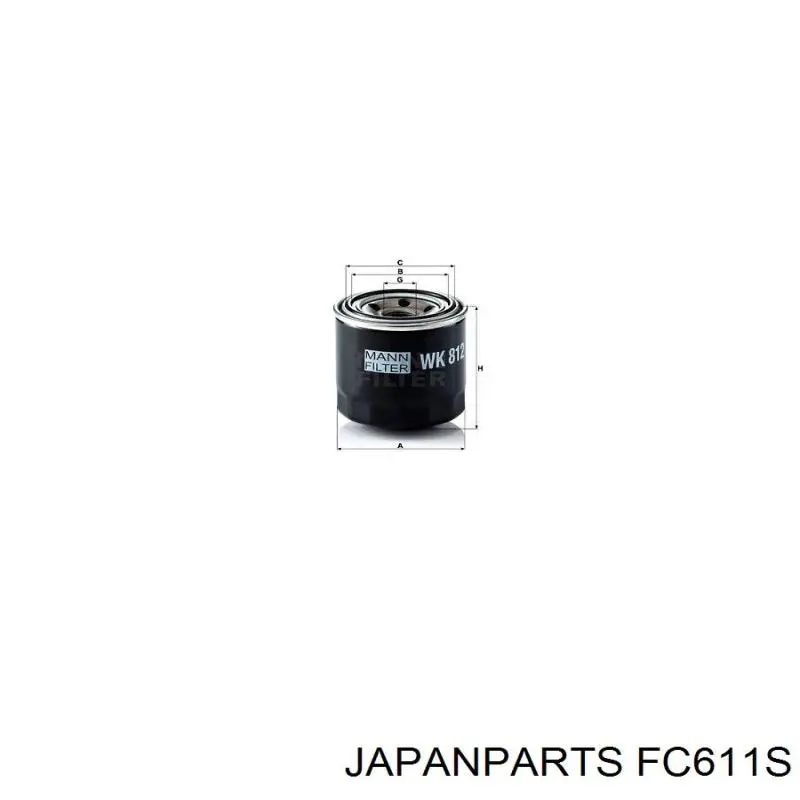 FC-611S Japan Parts filtro combustible