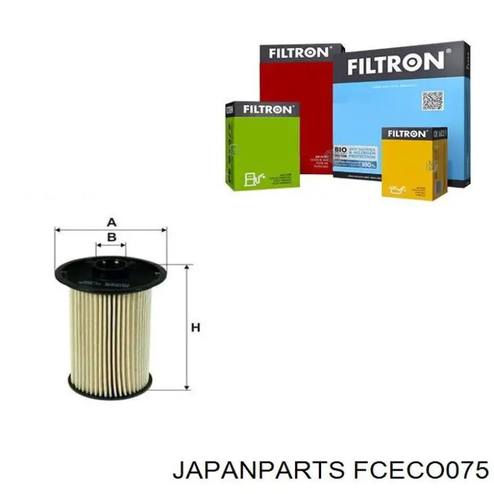 Comprar FCECO075 Japan Parts Filtro diesel