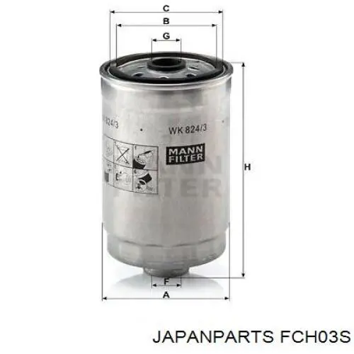 Filtro combustible KIA Optima 4 JF