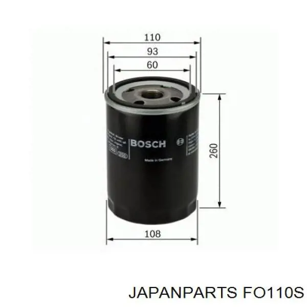 Comprar FO110S Japan Parts Filtros de aceite