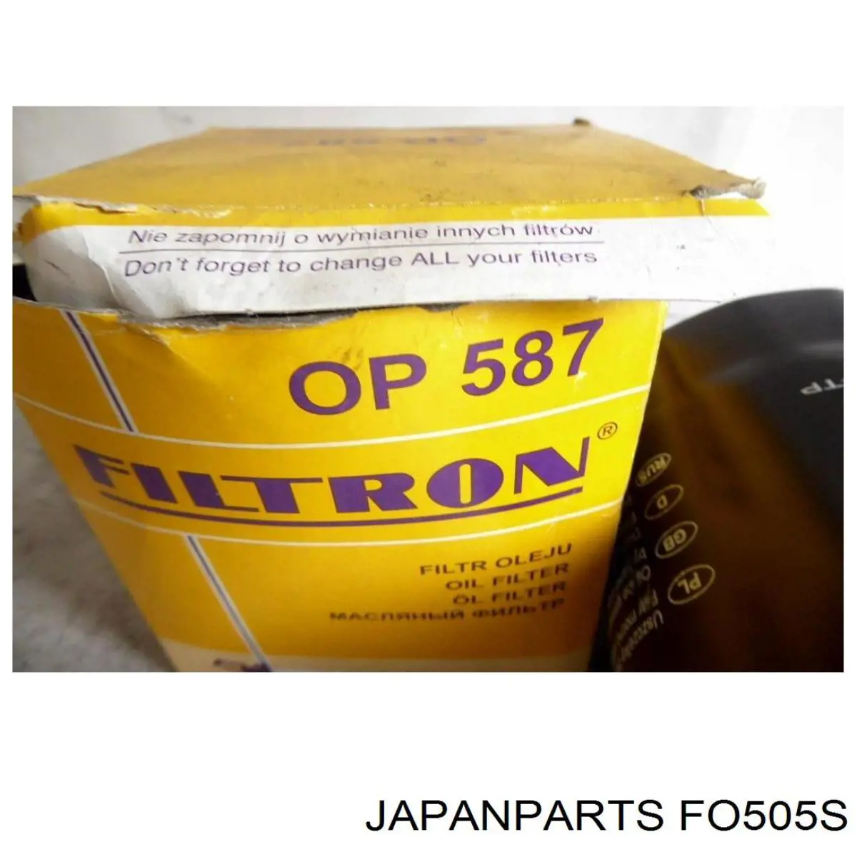 Filtro de aceite motor Japan Parts FO505S