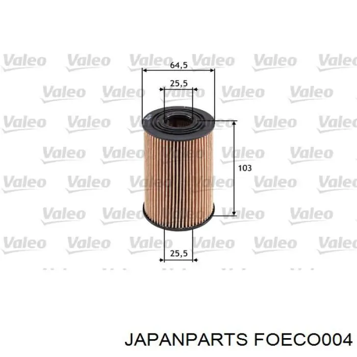 Filtro de aceite Japan Parts FOECO004 precio, desde 5,80 EUR