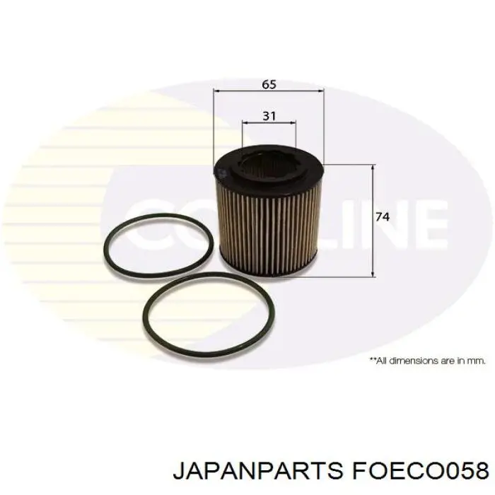 FOECO058 Japan Parts Filtro aceite