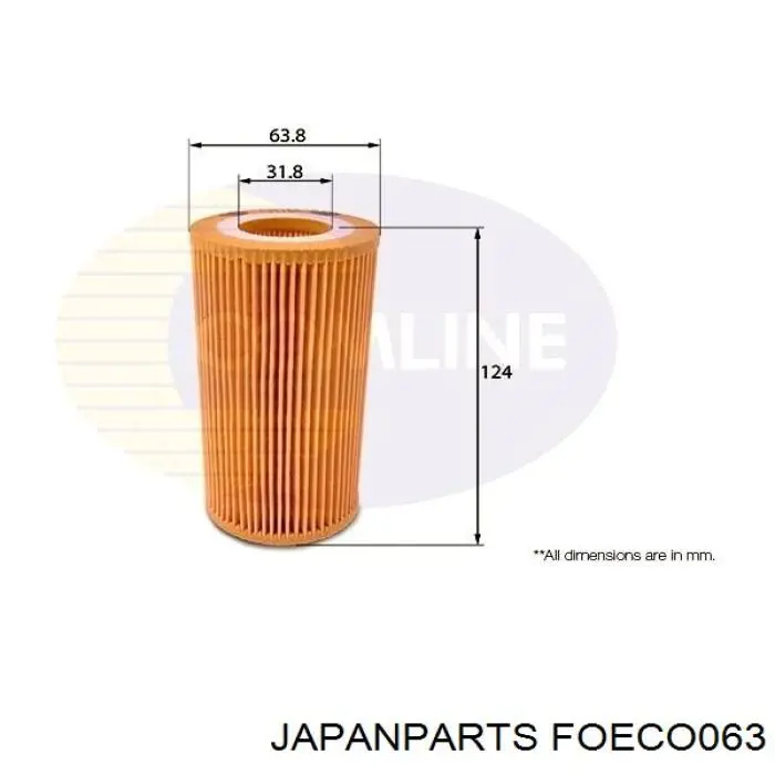 Filtro de aceite Japan Parts FOECO063 precio, desde 5,14 EUR