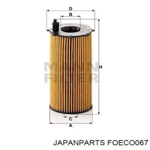 Comprar FOECO067 Japan Parts Filtros de aceite