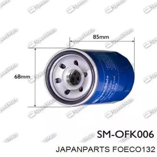 Filtro de aceite FOECO132 Japan Parts