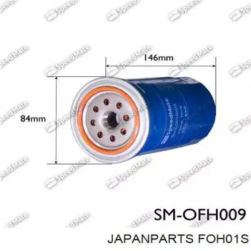 Filtro de aceite motor Japan Parts FOH01S