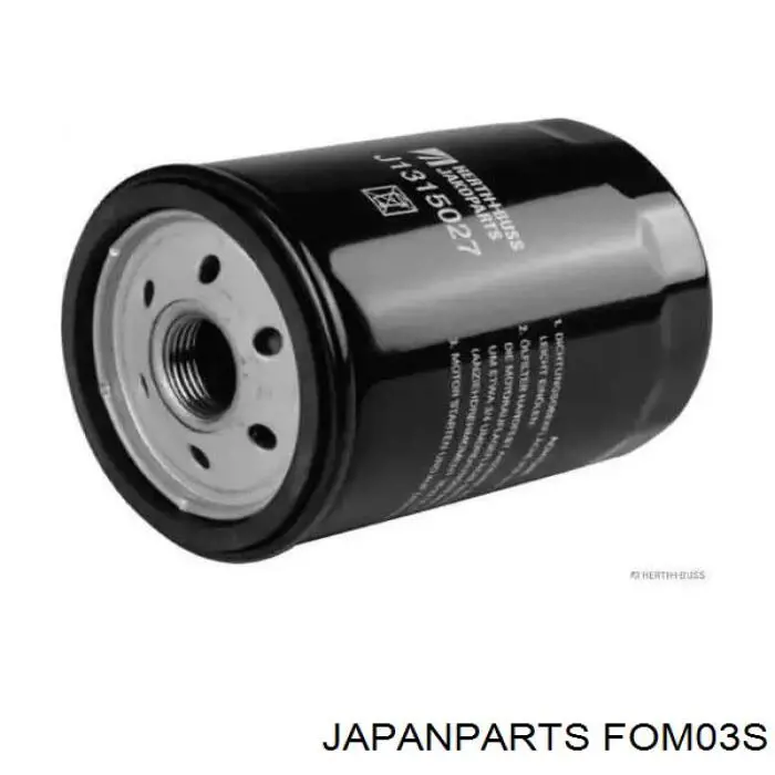 Filtro de aceite FOM03S Japan Parts