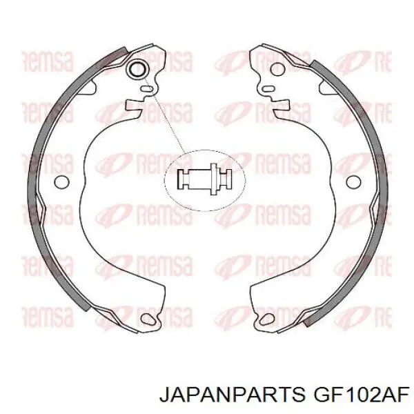 GF-102AF Japan Parts zapatas de frenos de tambor traseras