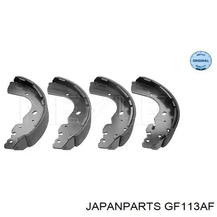 GF113AF Japan Parts zapatas de frenos de tambor traseras