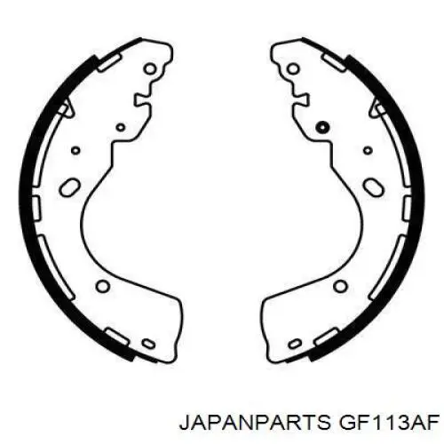 Comprar GF113AF Japan Parts Zapatas de freno