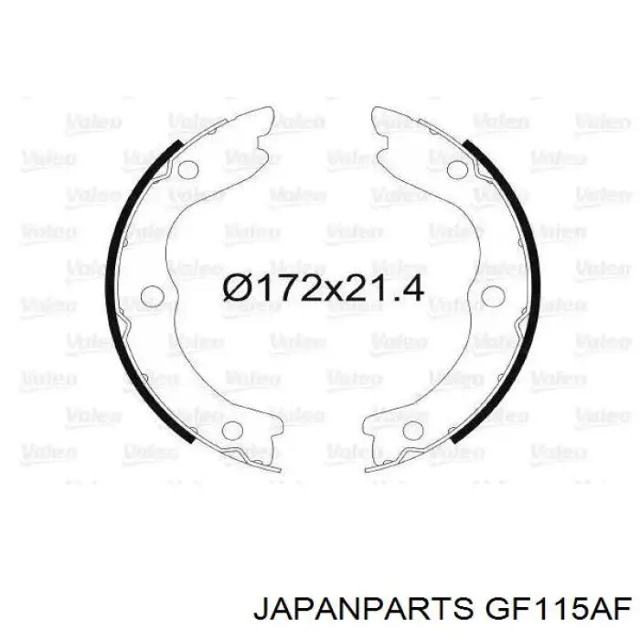 Comprar GF115AF Japan Parts Juego de zapatas de frenos, freno de estacionamiento