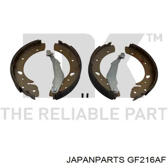 GF-216AF Japan Parts zapatas de frenos de tambor traseras