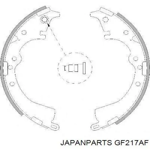 Zapatas de freno de tambor traseras Japan Parts GF217AF precio, desde 77,05 EUR