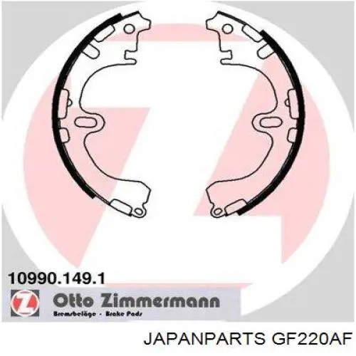 Comprar GF220AF Japan Parts Zapatas de freno