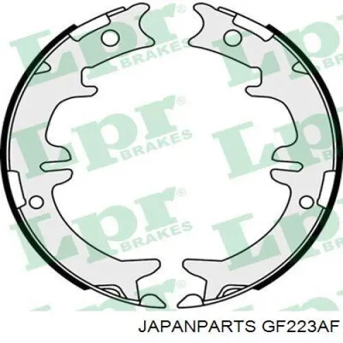GF223AF Japan Parts zapatas de freno de mano