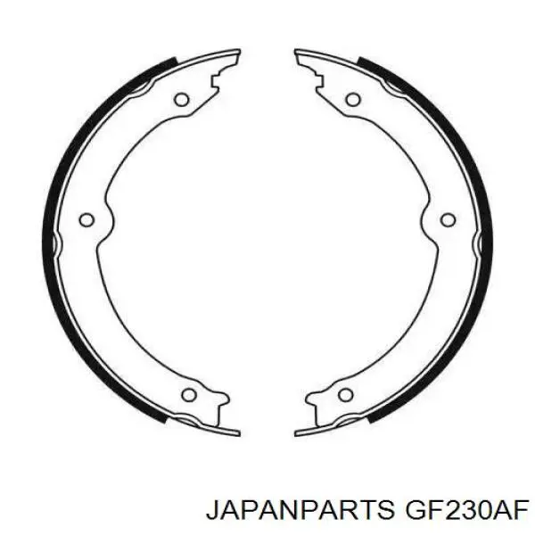 Pastillas de freno de mano Japan Parts GF230AF
