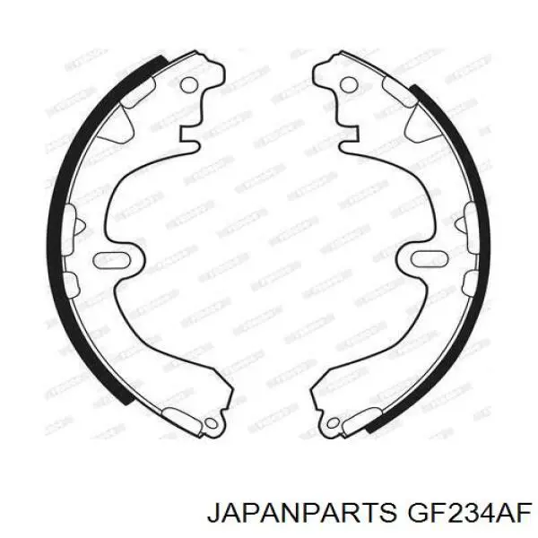 Comprar GF234AF Japan Parts Zapatas de freno