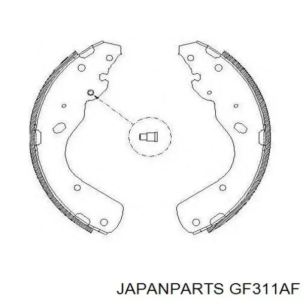 Zapatas de freno de tambor traseras Japan Parts GF311AF precio, desde 57,43 EUR