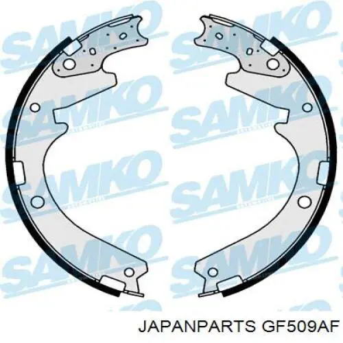 GF-509AF Japan Parts zapatas de frenos de tambor traseras