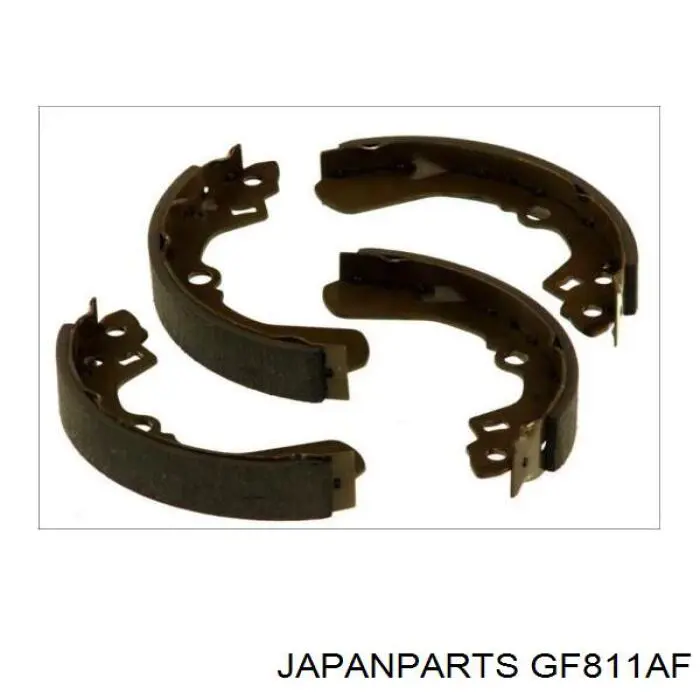 GF811AF Japan Parts zapatas de frenos de tambor traseras