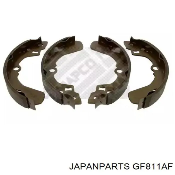 GF811AF Japan Parts Zapatas de freno de tambor traseras