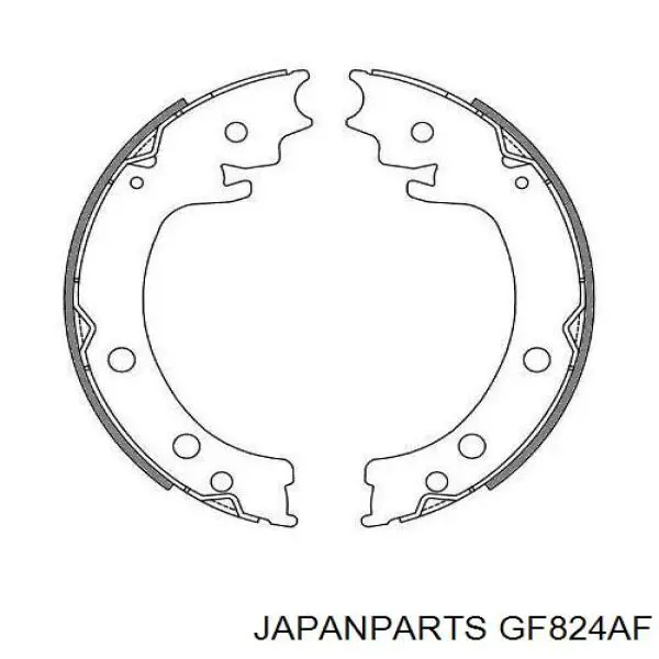 Comprar GF824AF Japan Parts Zapatas de freno