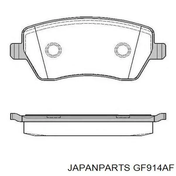 Zapatas de freno de tambor traseras Japan Parts GF914AF precio, desde 25,62 EUR