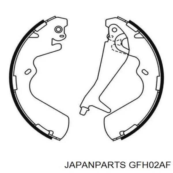 Zapatas de freno de tambor traseras Japan Parts GFH02AF precio, desde 55,17 EUR