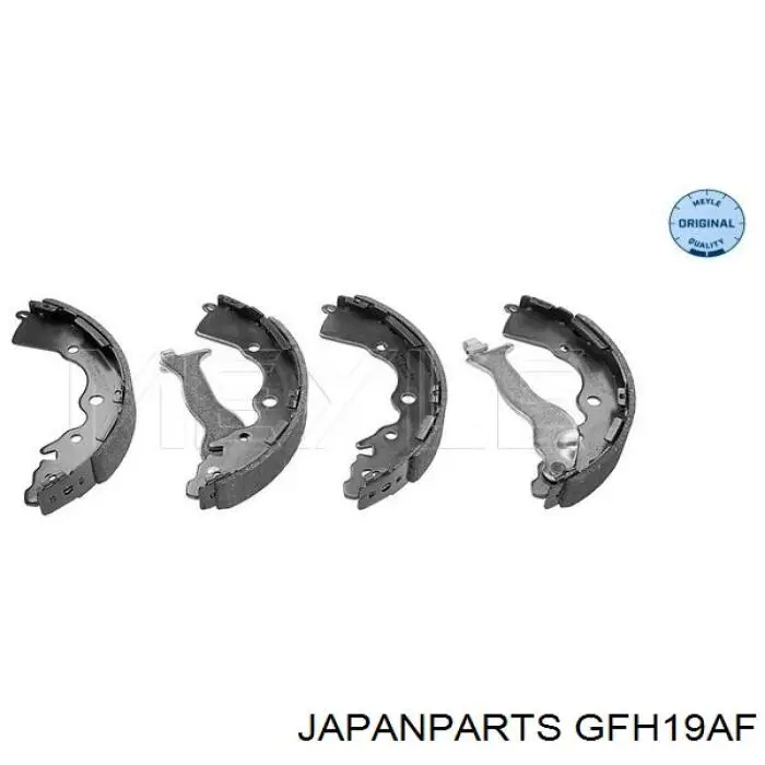 GFH19AF Japan Parts zapatas de frenos de tambor traseras