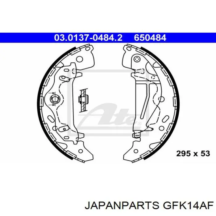 Zapatas de freno de tambor traseras Japan Parts GFK14AF precio, desde 66,15 EUR