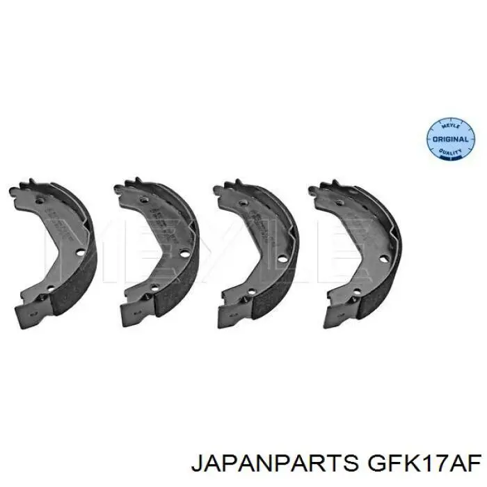 GF-K17AF Japan Parts juego de zapatas de frenos, freno de estacionamiento