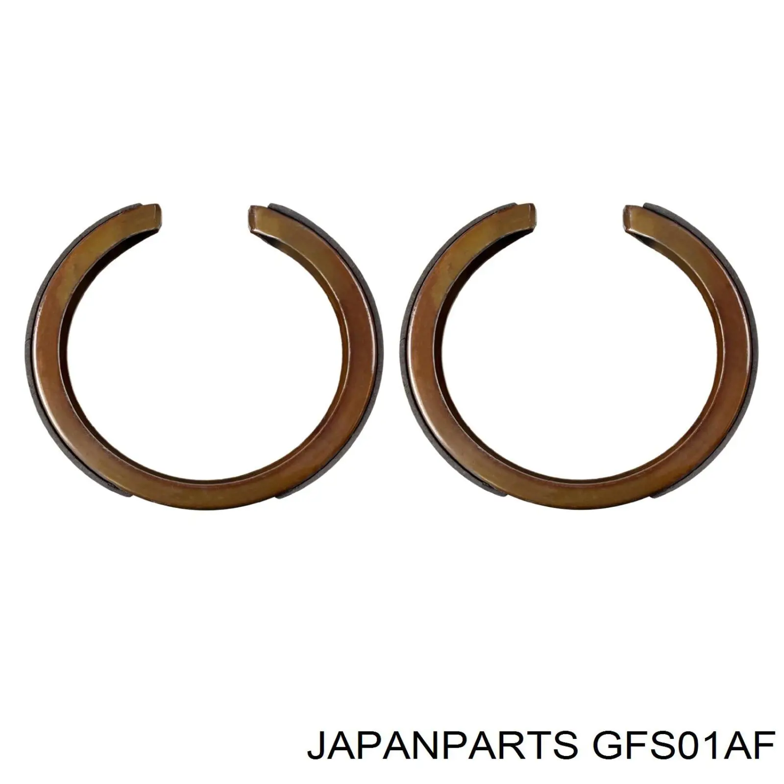 GFS01AF Japan Parts zapatas de freno de mano