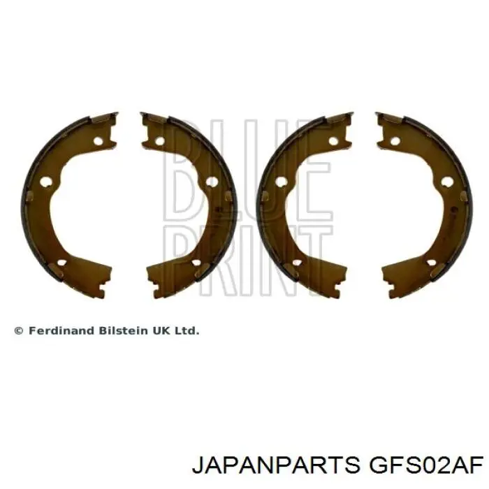 GFS02AF Japan Parts zapatas de freno de mano