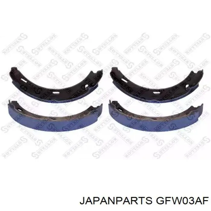 Zapatas de freno GFW03AF Japan Parts