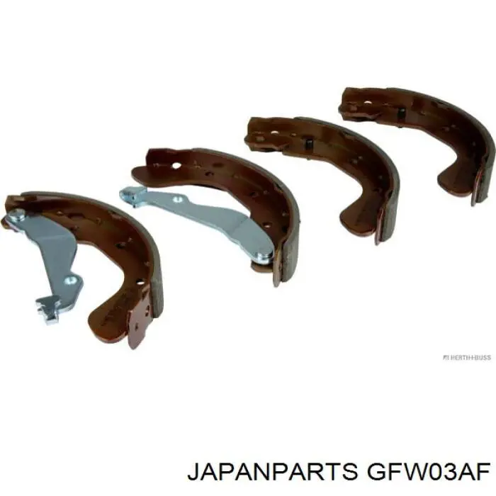 GF-W03AF Japan Parts zapatas de frenos de tambor traseras