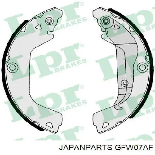 GF-W07AF Japan Parts zapatas de frenos de tambor traseras