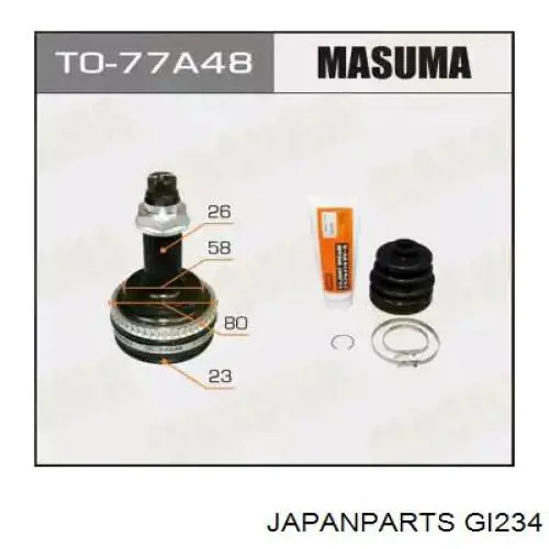 Junta homocinetica GI234 Japan Parts