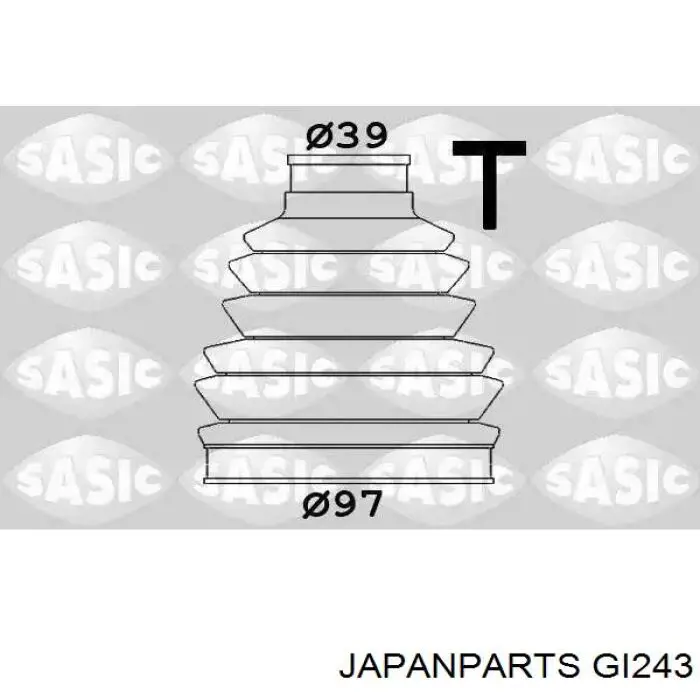 Junta homocinética exterior delantera Japan Parts GI243