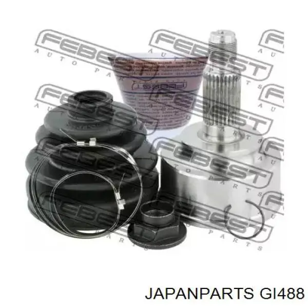 GI-488 Japan Parts árbol de transmisión delantero derecho