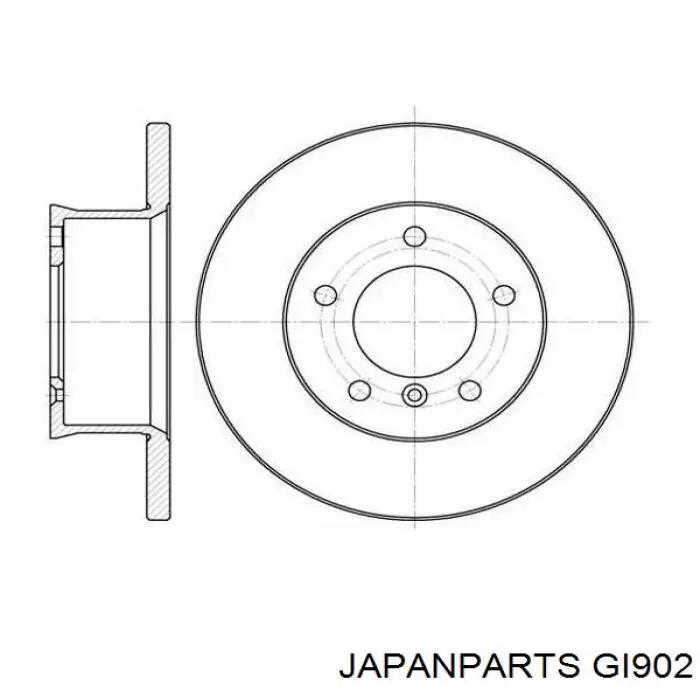 Junta homocinética exterior delantera Isuzu Gemini (JT)