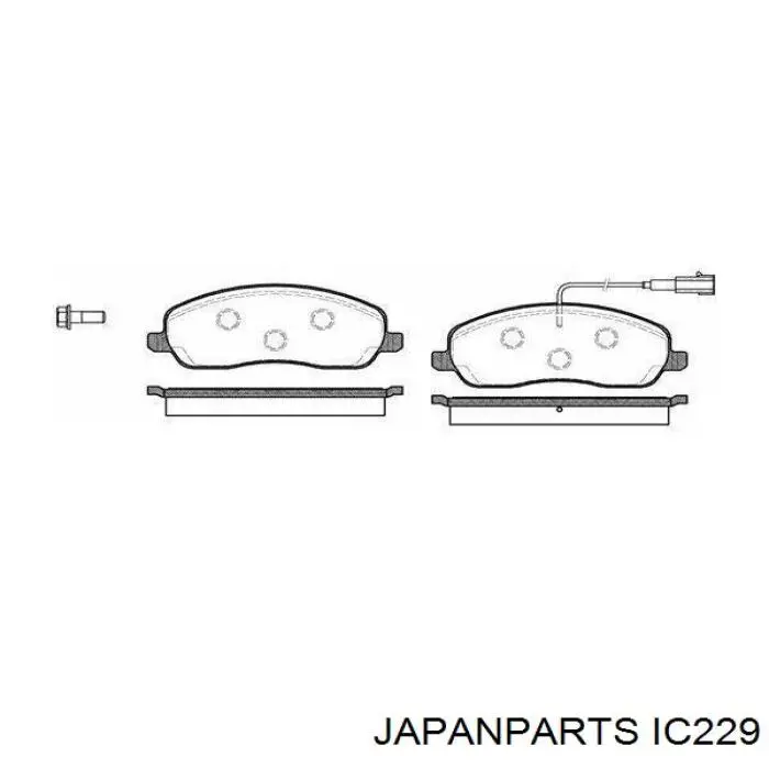 IC229 Japan Parts juego de cables de encendido