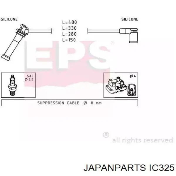 Comprar IC325 Japan Parts Cable de bujía