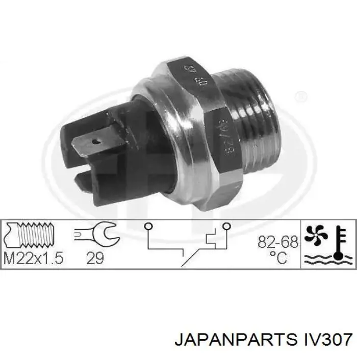 Comprar IV307 Japan Parts Sensor de temperatura del refrigerante, salpicadero