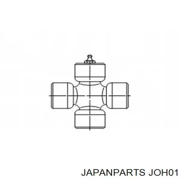 JO-H01 Japan Parts cruceta de árbol de cardán delantero