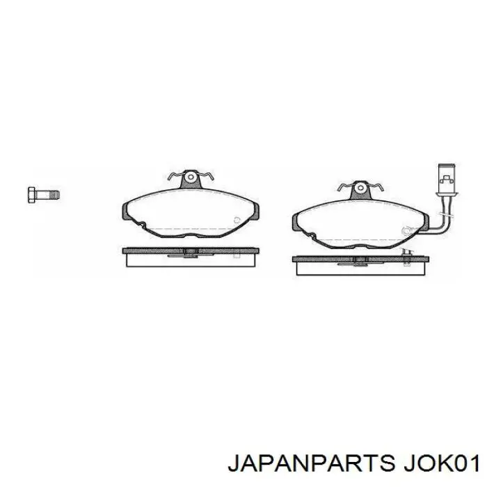 JOK01 Japan Parts cruceta de árbol de cardán trasero