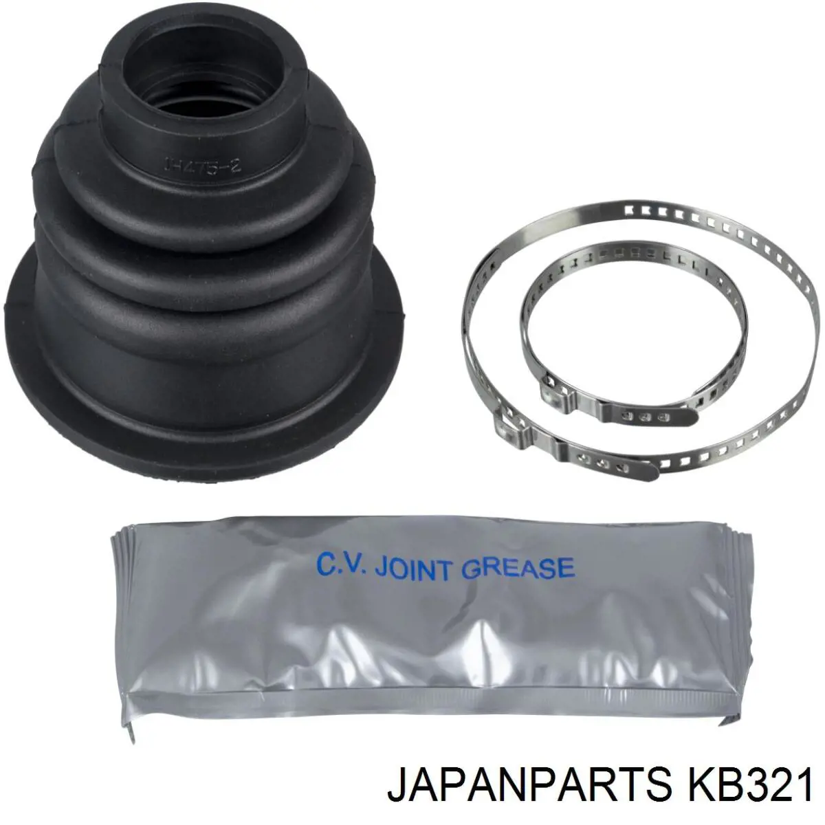 KB321 Japan Parts fuelle, árbol de transmisión delantero interior izquierdo